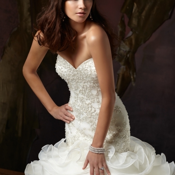 Mori Lee by Madeline Gardner Wedding Gown - Picture 1 of 9